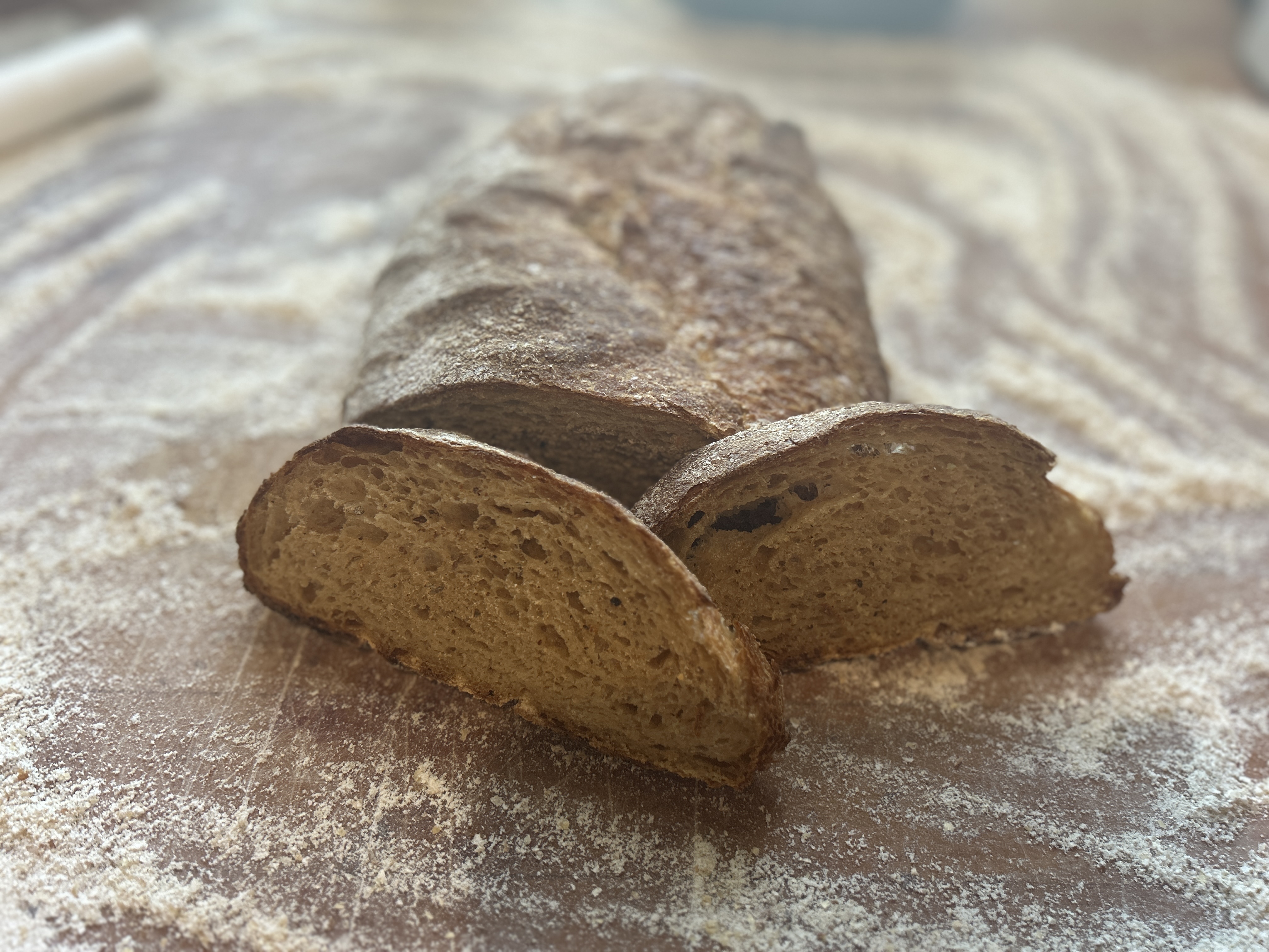 The Secret to Whole Wheat Italian Bread without Additives