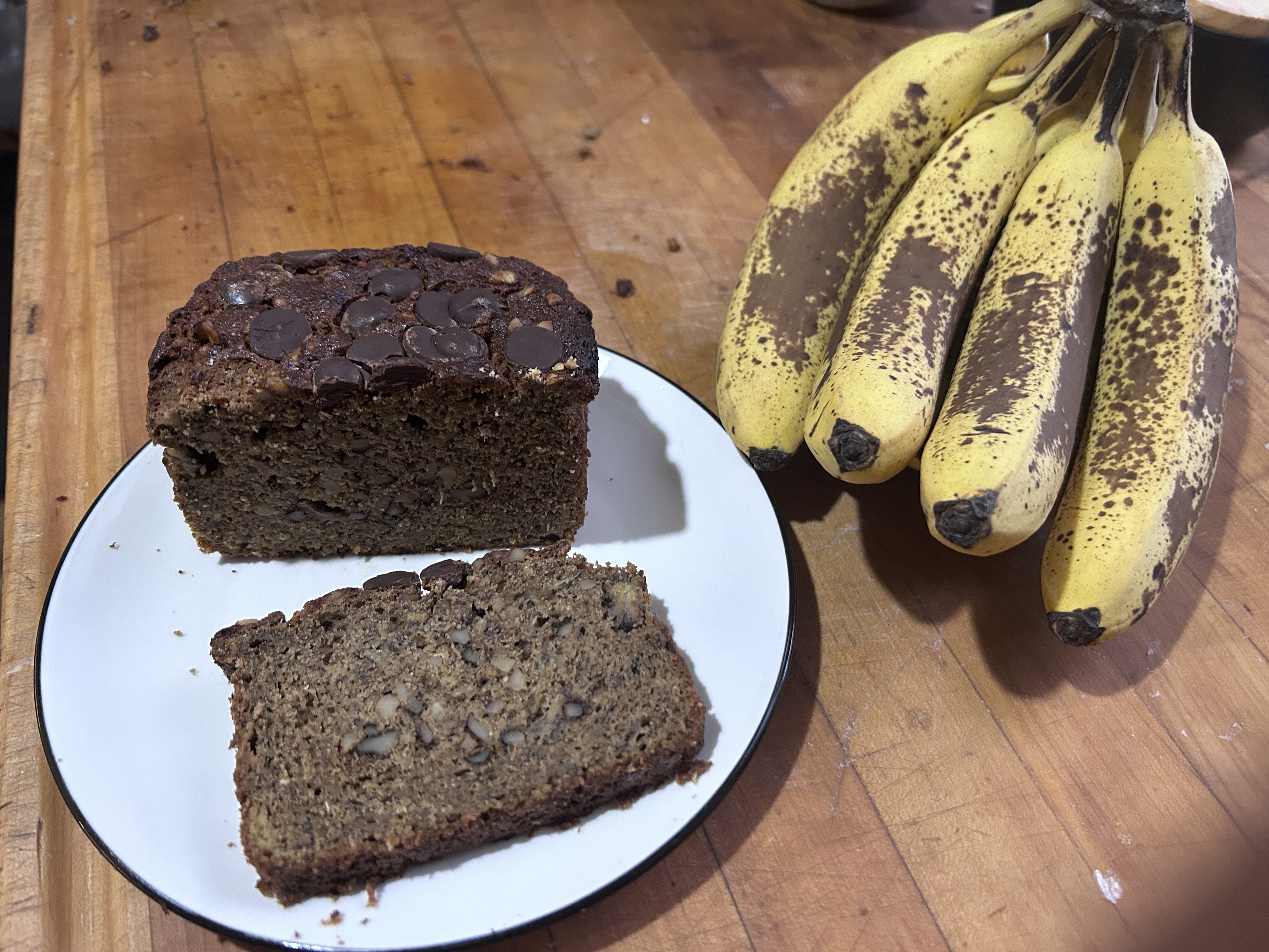 The best fresh milled banana bread