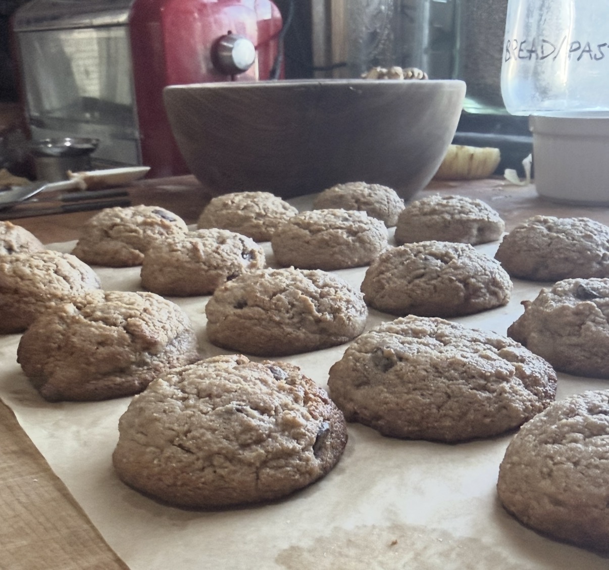 Sourdough chocolate chip cookies without butter