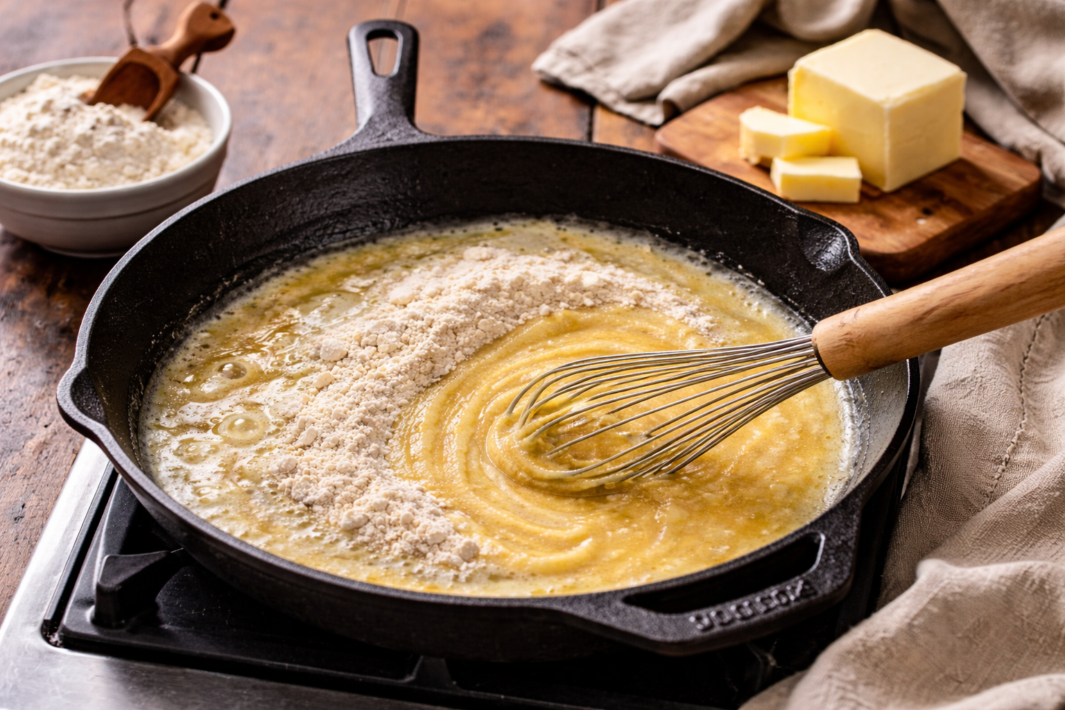 How to Make Roux with Whole Grain Flour