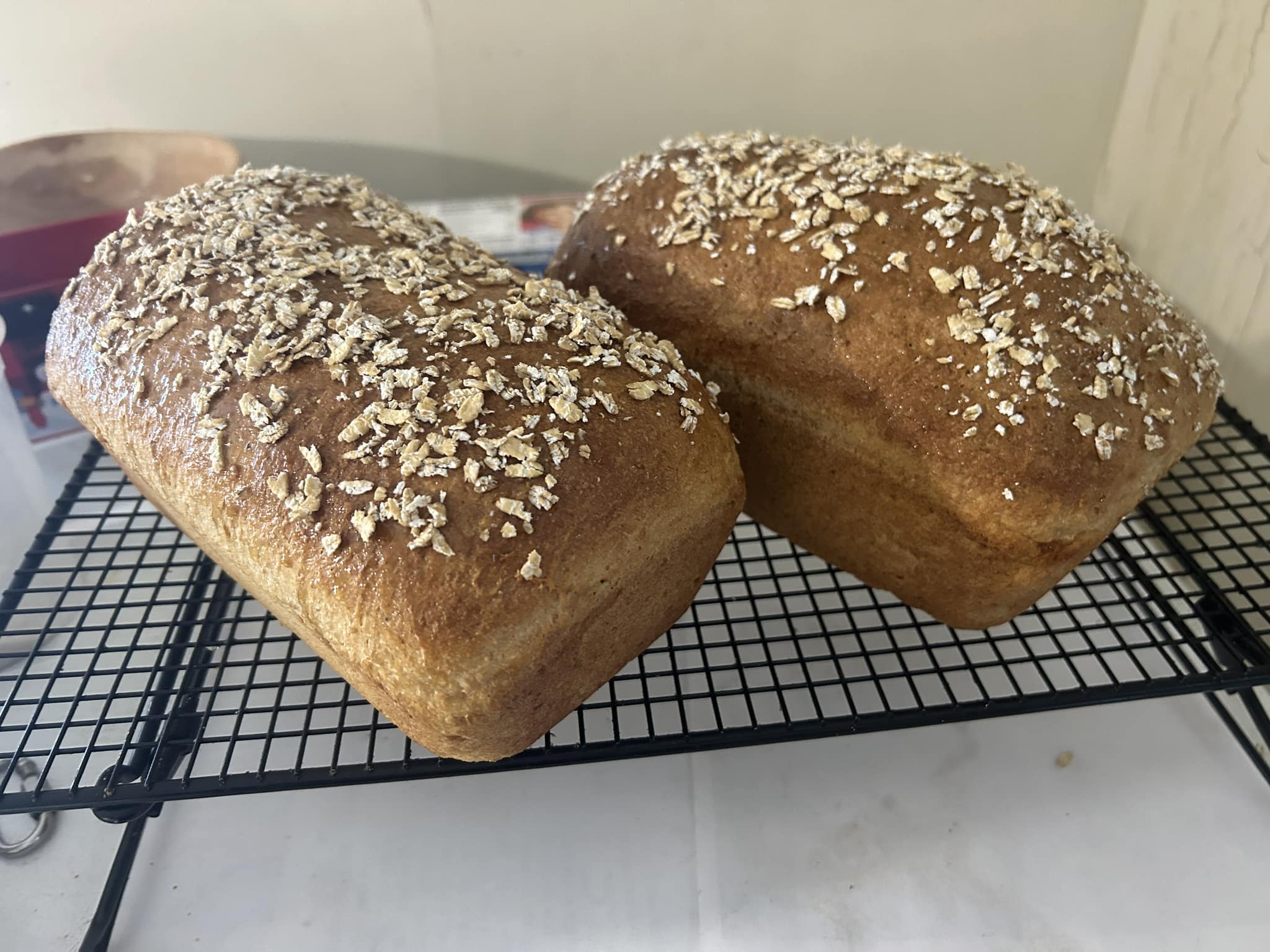 Whole Wheat Honey Oat Bread Recipe