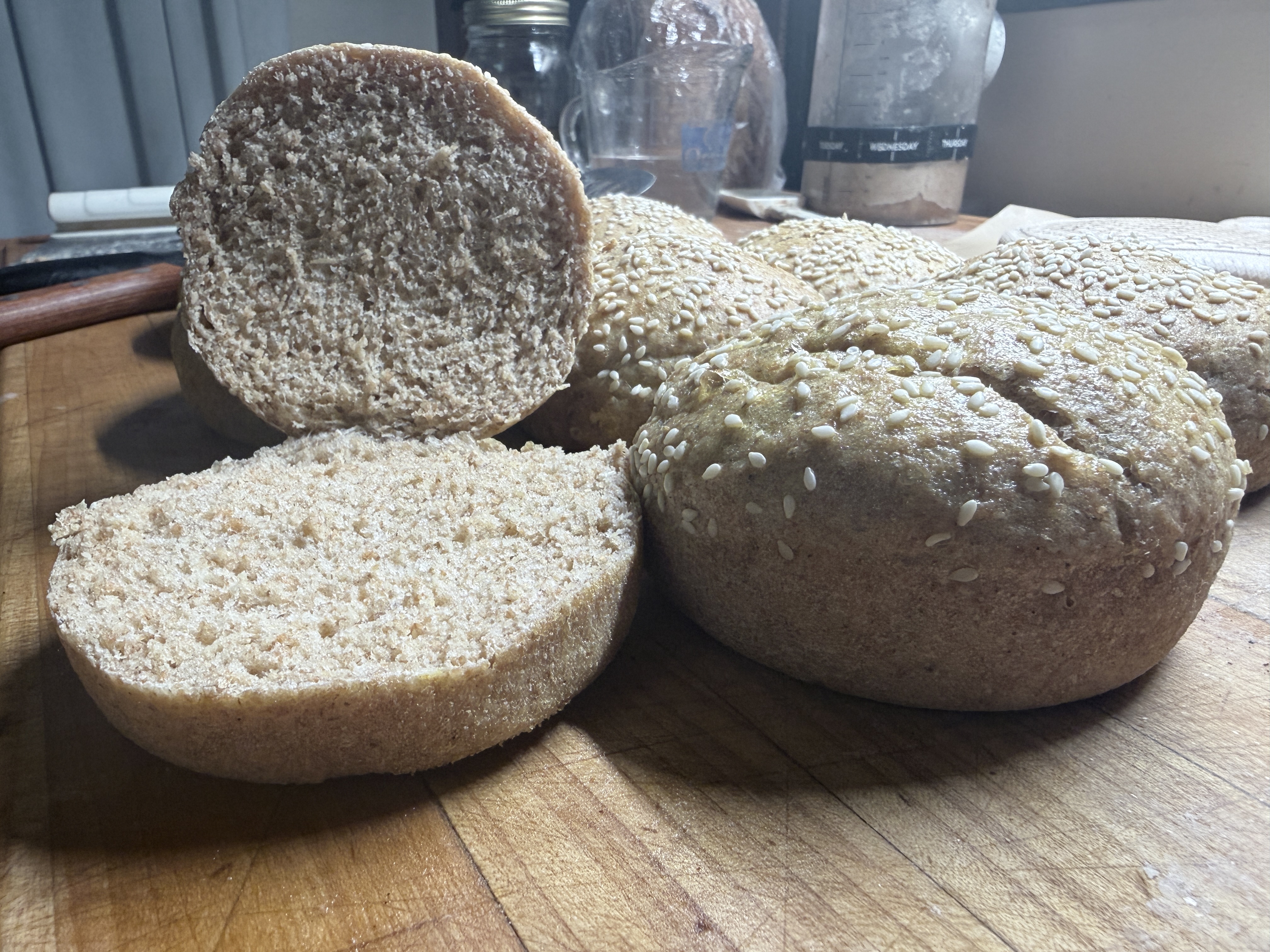 Spelt and Kamut / Durum Burger Buns